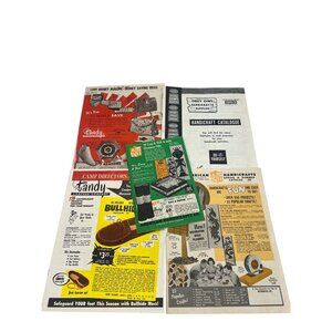 Vintage 1960s Tandy Leathercraft Grey Owl & American Handicrafts Catalog Lot